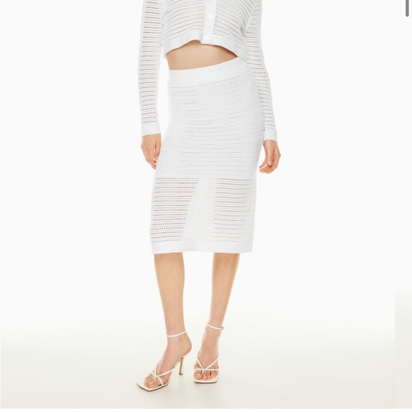 NWT Babaton Lattice Skirt - Picture 3 of 9